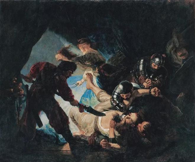 徐悲鸿《参孙与大莉拉》以1035万元成交齐白石传人汤发周发布(图2)